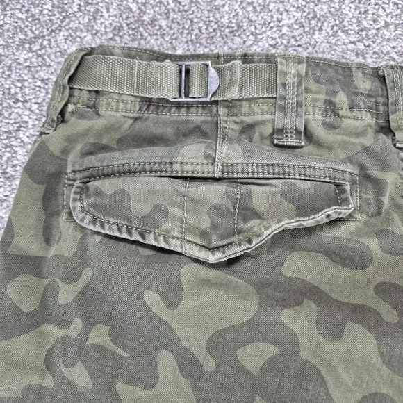 Superdry Cargo Trousers Mens 34x32 Green Camo Pants Utility Military Combat - Picture 9 of 10
